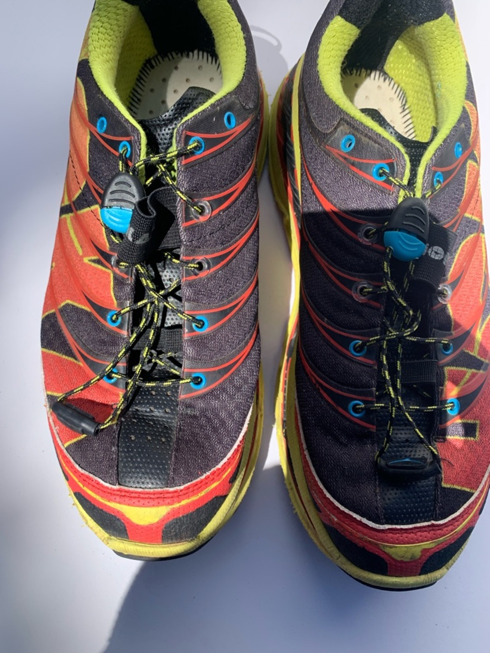 Hoka One One Clifton 3 Men's 9 Running Shoes Neon Yellow Orange Size 9 - Picture 8 of 10